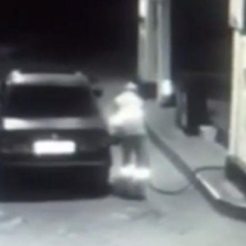 Jaf la o benzinărie din Cluj: o mamă a surprins hoțul în acțiune