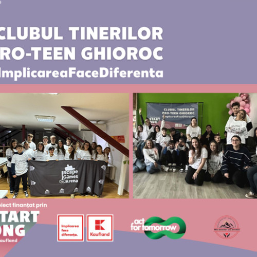 Succesul proiectului "Clubul Tinerilor Pro-Teen Ghioroc"