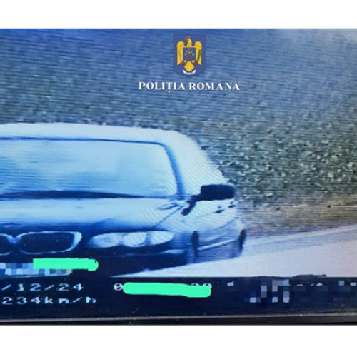 Viteza incredibilă a unui șofer din Constanța: 234 km/h