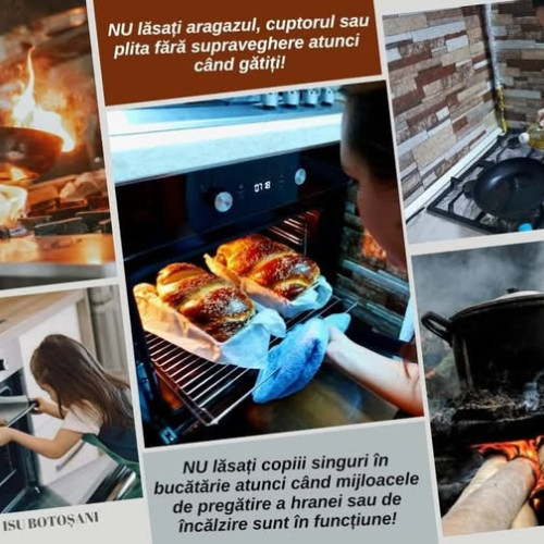 Securitate în bucătărie în preajma Crăciunului