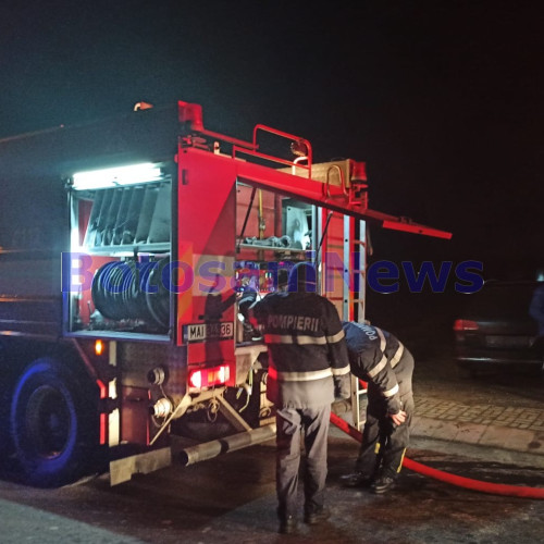 Incendiu izbucnit din cauza afumării preparatelor în Săveni