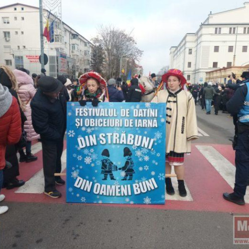 Peste 3000 de botoșăneni participă la Festivalul de Datini și Obiceiuri de Iarnă