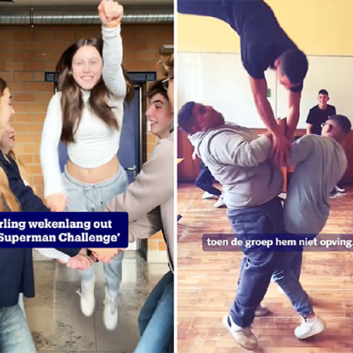 Provocare periculoasă în rândul elevilor: "Supermen Challenge"