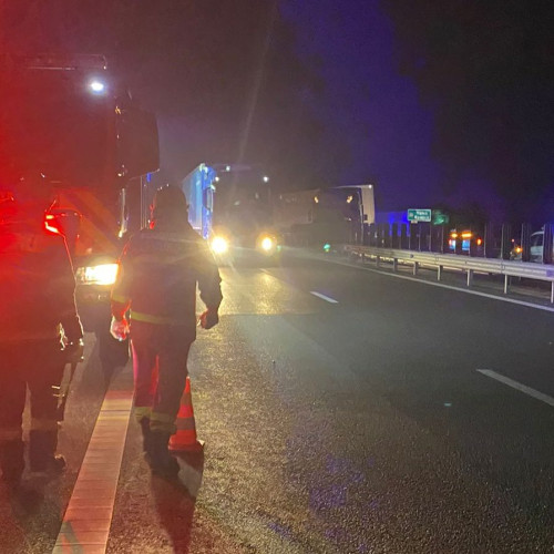 Accident rutier pe Autostrada A10 între Aiud și Turda