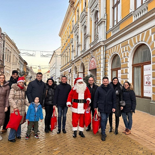 PSD Satu Mare aduce bucurie în prag de sărbători
