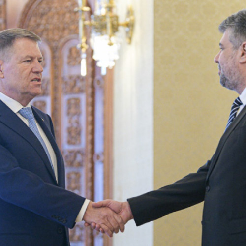 Klaus Iohannis l-a desemnat pe Marcel Ciolacu premier al coaliției PSD-PNL-UDMR