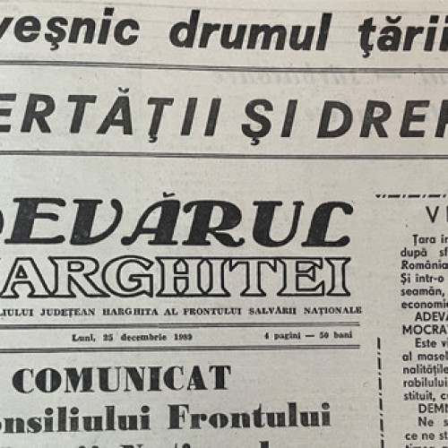 Victorie pentru România: 25 decembrie 1989, o zi de renaștere
