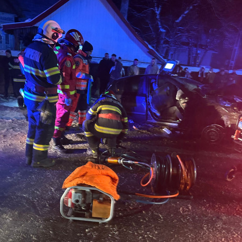 Accident rutier în Leghin, comuna Pipirig