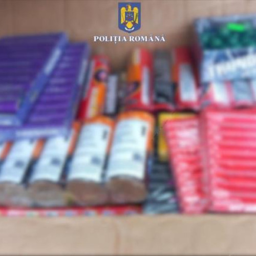 Poliția din Cluj confiscă 100 de kilograme de articole pirotehnice