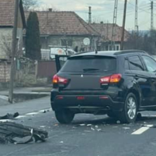 Accident rutier în Fundătura, județul Cluj, de Crăciun