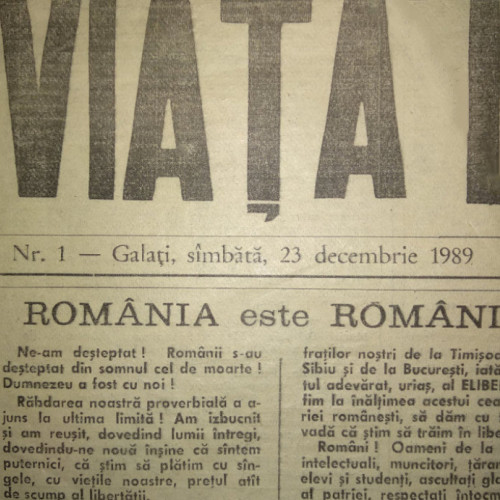 Cotidianul "Viața liberă" din Galați sărbătorește 35 de ani de existență