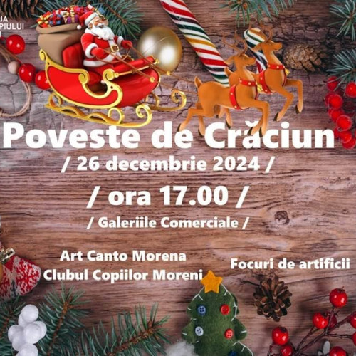 Moș Crăciun vine la Moreni, cu surprize pentru copii