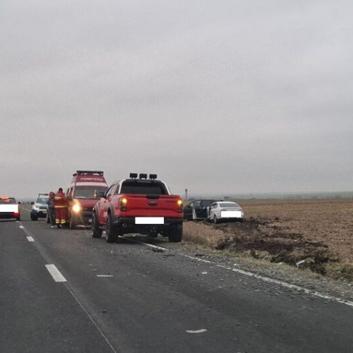 Accident rutier în Constanța, echipe de intervenție mobilizate