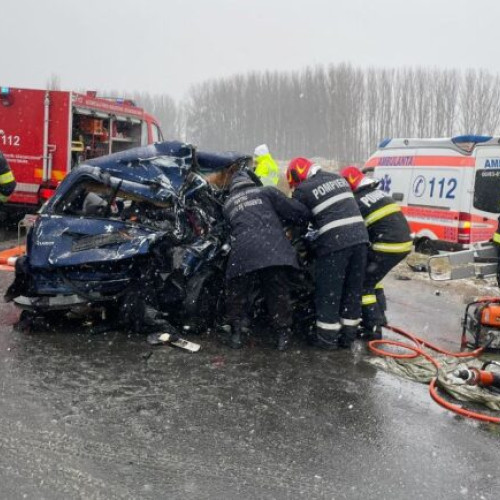 Accident grav pe drumul european 85, între Trotuș și Adjud