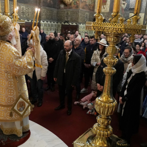 Slujba de sărbătoare la biserica Eparhiei Dunării de Jos, în Galați