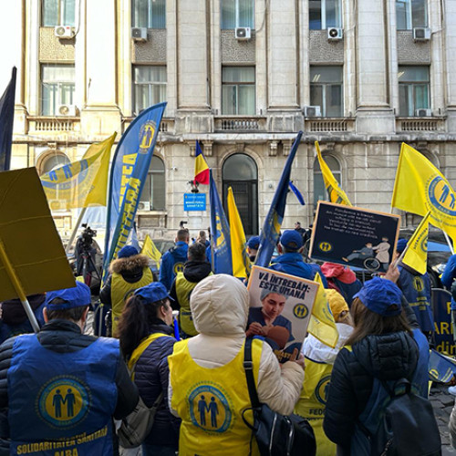 Sindicaliștii din sănătate protestează împotriva unei noi ordonanțe