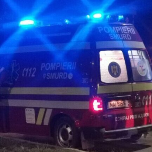 Accident ușor implicând 14 persoane în Dobrogea