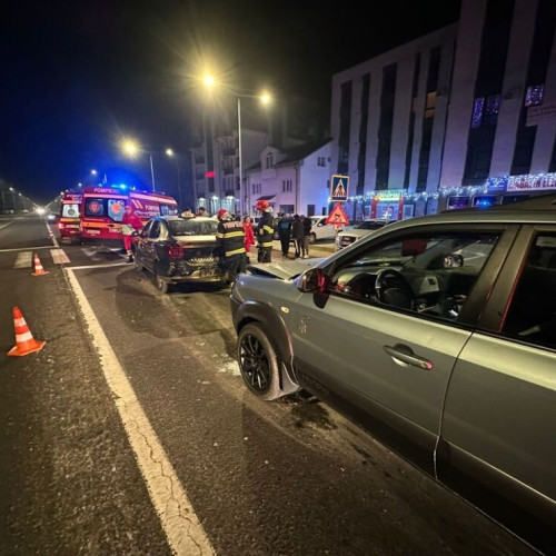 Accident rutier la Bistrița, un bărbat de 33 de ani transportat la spital