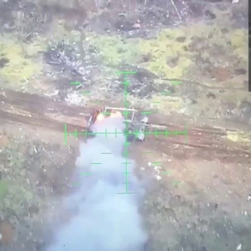 Polițiștii de frontieră din RUBPAK Phoenix resping un atac rusesc în apropierea satului Kurdiumivka