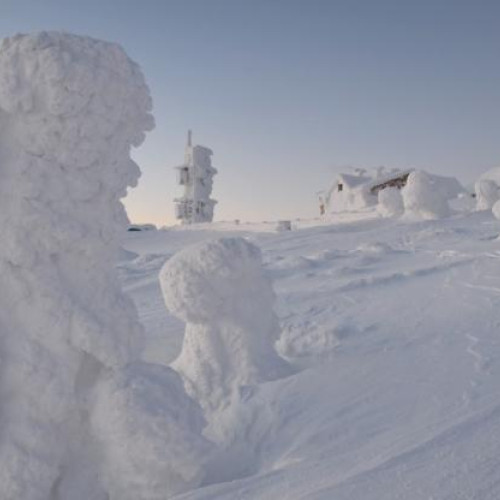Peisaje de iarnă de vis în județul Cluj