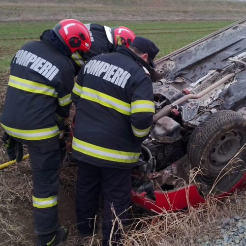 Accident rutier pe D.N. 39, implicată o femeie fără permis