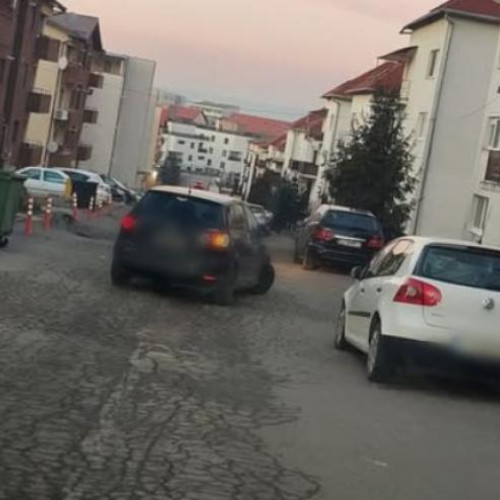 Accident pe strada Mircea Zaciu din Cluj-Napoca
