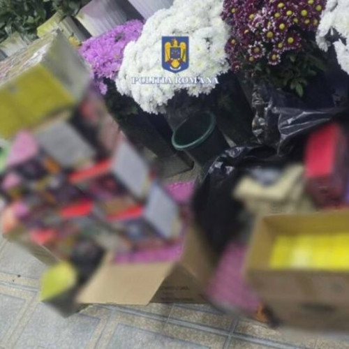 Percheziții în Dâmbovița: Poliția confiscă articole pirotehnice