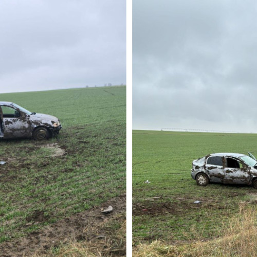 Accident rutier pe DN22E87. Două persoane rănite