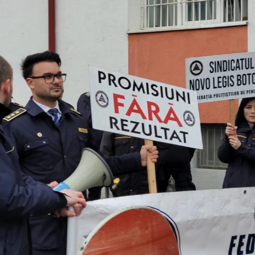 Protest al angajaților din penitenciare împotriva tăierilor salariale