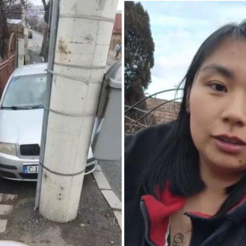 Incident în Cluj-Napoca: O mamă protestează împotriva condițiilor de pe străzi