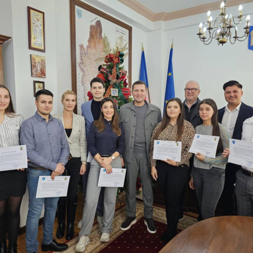 Finalizarea stagiului de internship pentru tineri la Consiliul Județean Dâmbovița