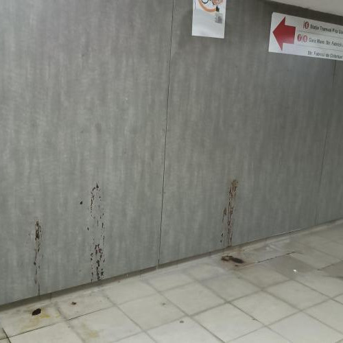 Starea precară a pasajului subteran de la Gara Cluj-Napoca, semnalată de un clujean