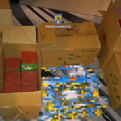 Captură spectaculoasă de articole pirotehnice la Târgoviște