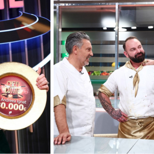 Andreea Ignat, "cutitul de aur", câștigătoarea sezonului 14 "Chefi la cuțite" la Antena 1