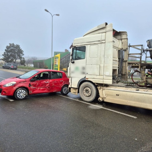 Accident rutier în zona Celsy