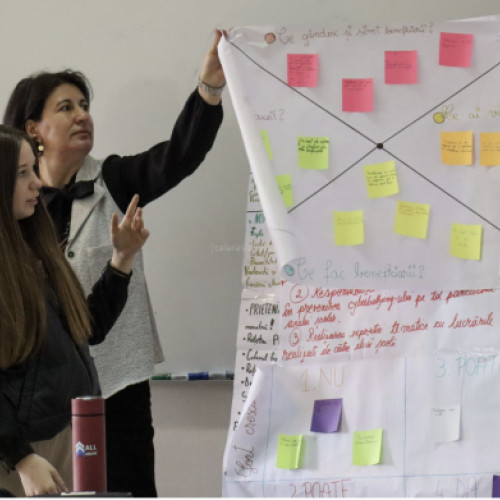 Inovația în educație: metoda Design Thinking câștigă teren în Vrancea
