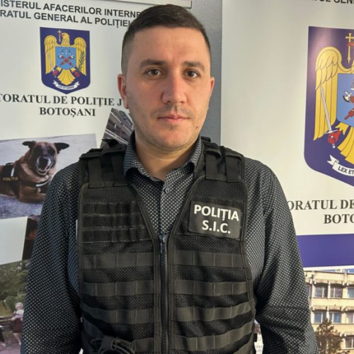 Gest de curaj din partea unui polițist în ajunul Anului Nou