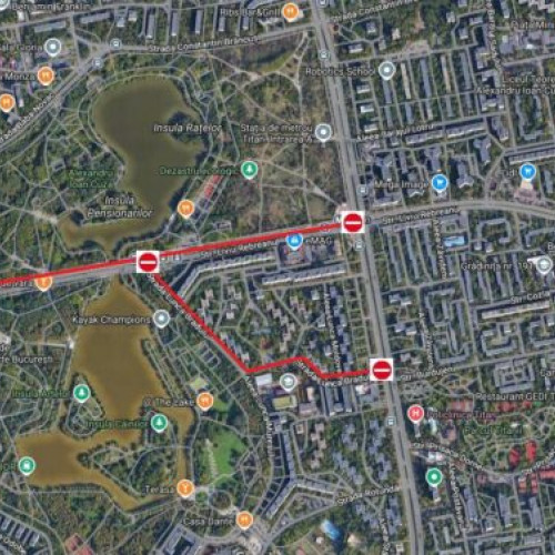 Restricții de trafic în Sectorul 3 de Revelion