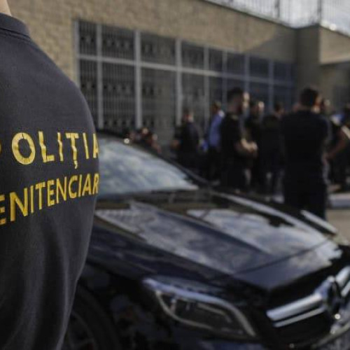 Protest al polițiștilor din penitenciare la Rahova