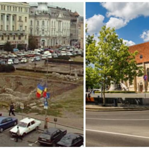 Piața Unirii: Transformări radicale în inima Clujului