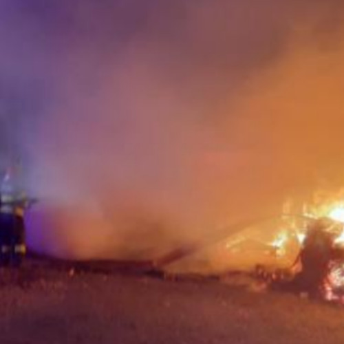 Incendiu devastator în noaptea de Revelion la o locuință din Dej