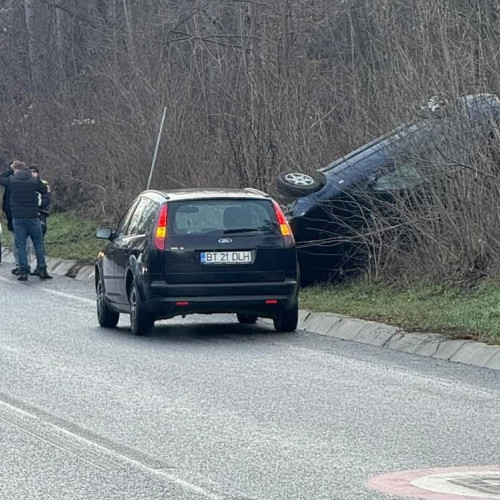 Accident rutier grav pe drumul E58 la ieșirea din Flămânzi