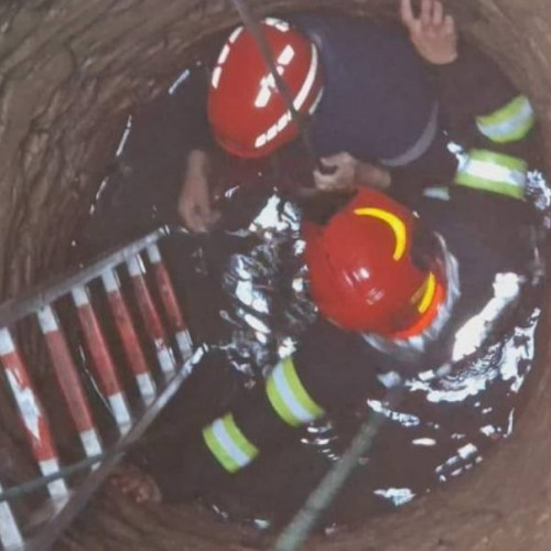 Pompierii din Cornesti salvează o femeie căzută într-o fântână în Cojasca