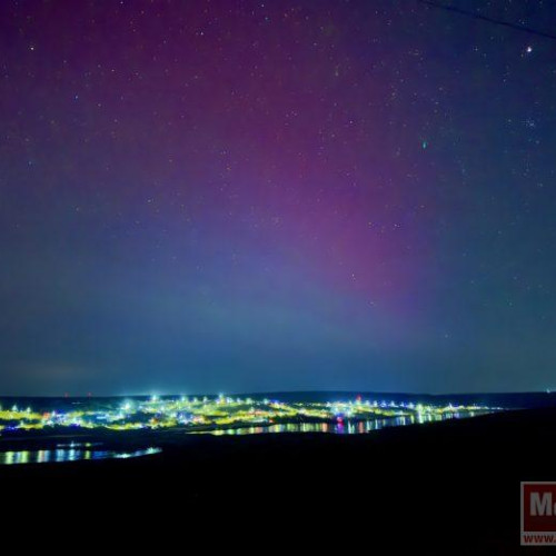 Aurora boreală vizibilă în România datorită unei furtuni solare puternice