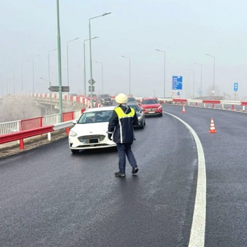 Puncte de informare și dirijare a traficului pe DN1, de către polițiștii brașoveni