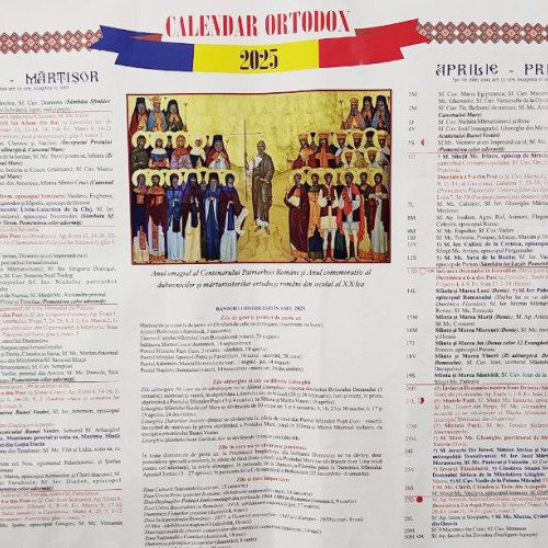 Sărbătorile cu cruce roșie din ianuarie 2025