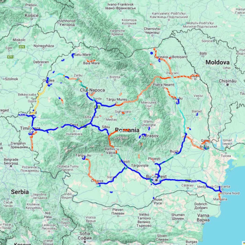Record de autostrăzi inaugurate în România în 2023