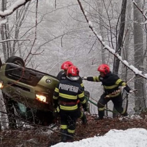 Accident rutier în Firiza: Pompierii și poliția intervin