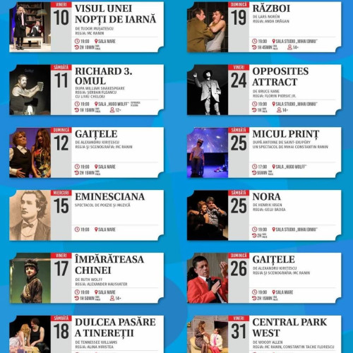 Evenimente de excepție la Teatrul Tony Bulandra din Târgoviște pentru Noul An