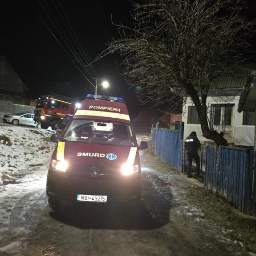 Incendiu devastator în Paniceni, județul Cluj